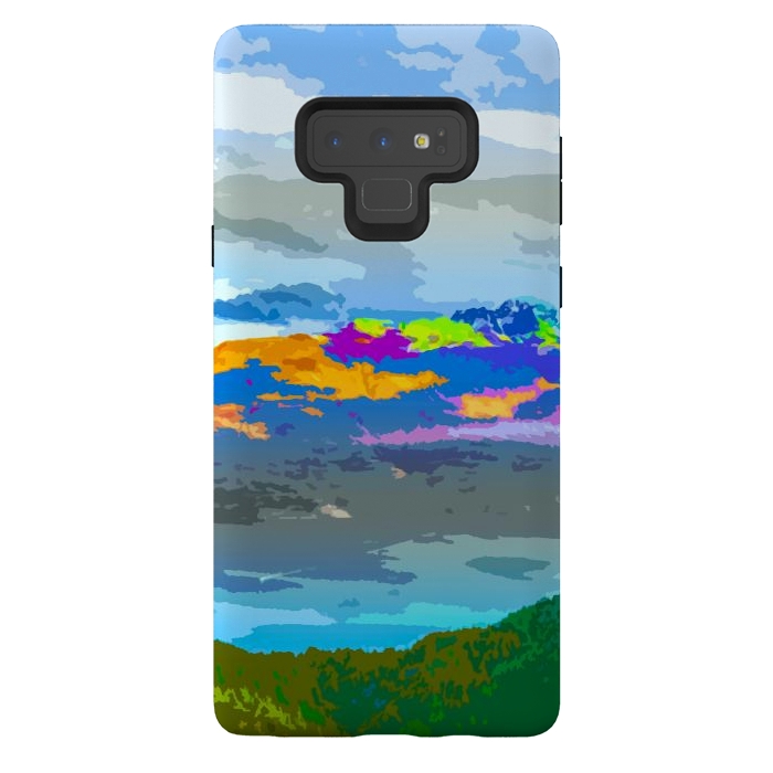 Galaxy Note 9 StrongFit Mountain Color by Creativeaxle