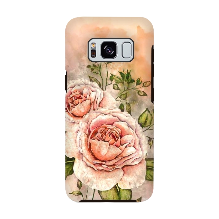 Galaxy S8 StrongFit Behind The Rose by Creativeaxle