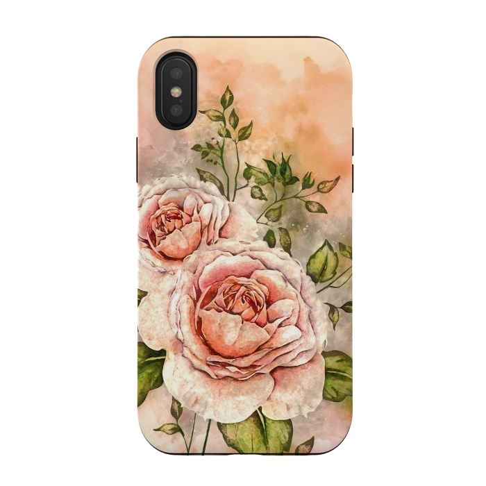 iPhone Xs / X StrongFit Behind The Rose by Creativeaxle