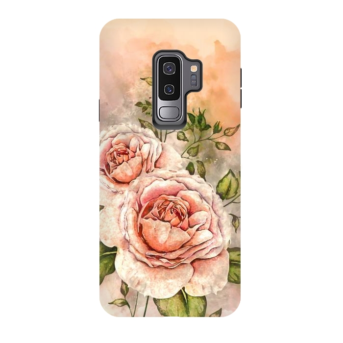Galaxy S9 plus StrongFit Behind The Rose by Creativeaxle