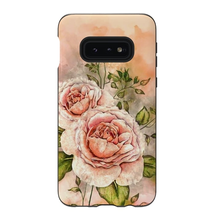 Galaxy S10e StrongFit Behind The Rose by Creativeaxle