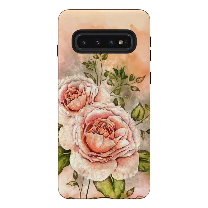 Galaxy S10 StrongFit Behind The Rose by Creativeaxle
