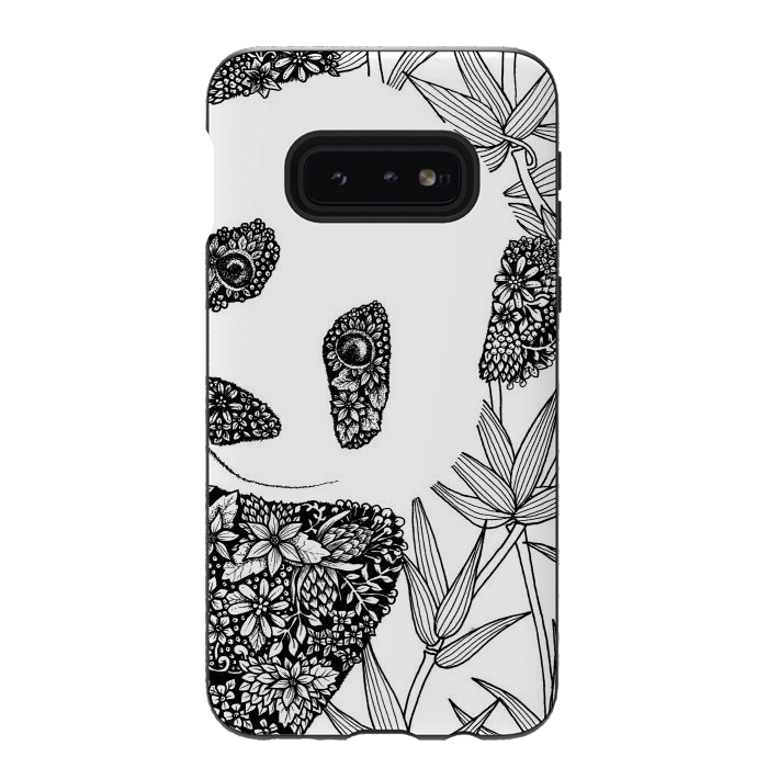 Galaxy S10e StrongFit Pop-In Panda by gingerlique