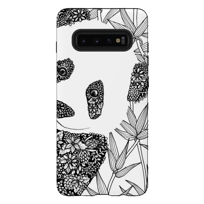 Galaxy S10 plus StrongFit Pop-In Panda by gingerlique