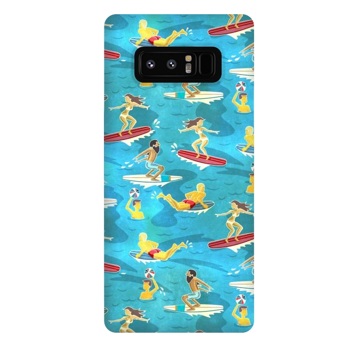 Galaxy Note 8 StrongFit Old School Surf by gingerlique