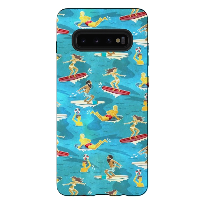 Galaxy S10 plus StrongFit Old School Surf by gingerlique