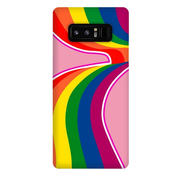 Galaxy Note 8 StrongFit arco-iris pop by Carolina Escobar Sánchez