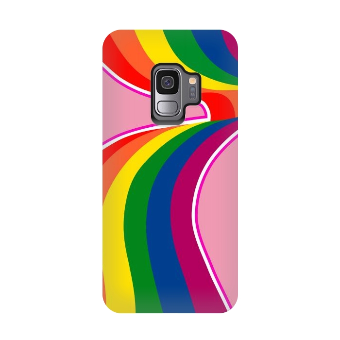 Galaxy S9 StrongFit arco-iris pop by Carolina Escobar Sánchez