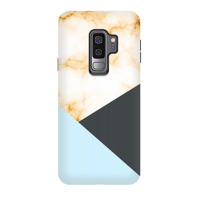Galaxy S9 plus StrongFit Orange Marble II by Creativeaxle