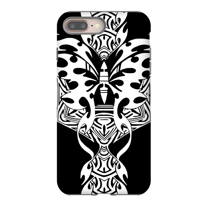 iPhone 7 plus StrongFit Tribal butterfly  by Josie