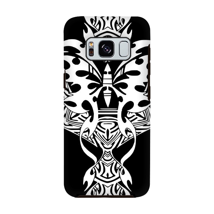 Galaxy S8 StrongFit Tribal butterfly  by Josie