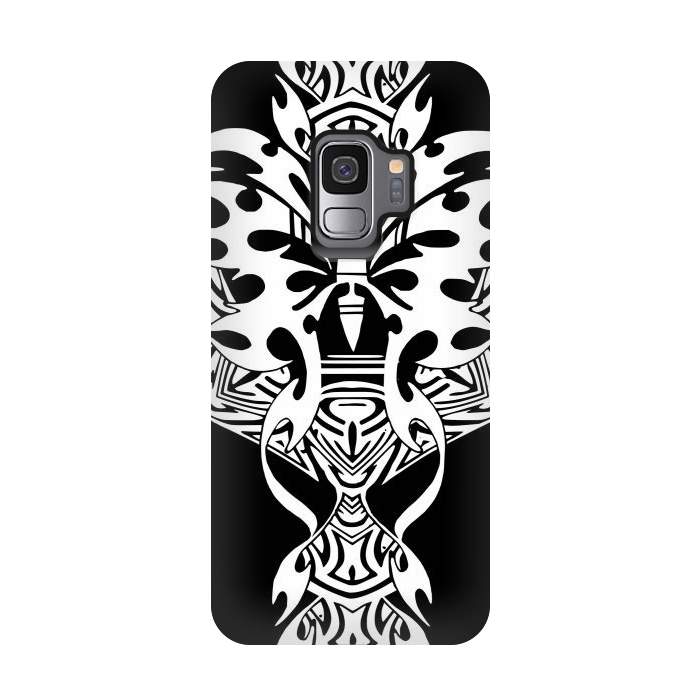 Galaxy S9 StrongFit Tribal butterfly  by Josie
