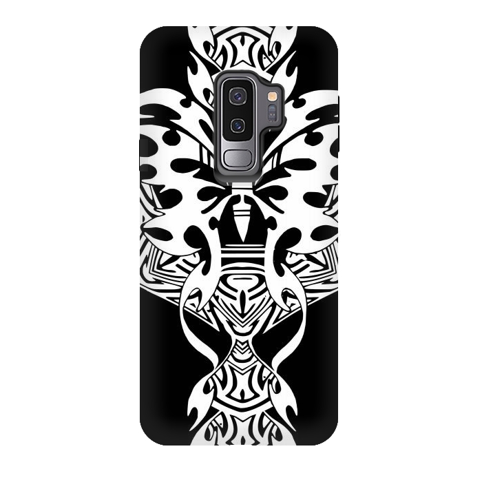 Galaxy S9 plus StrongFit Tribal butterfly  by Josie