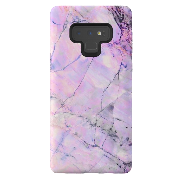Galaxy Note 9 StrongFit Iridescent pastel marble by Oana 