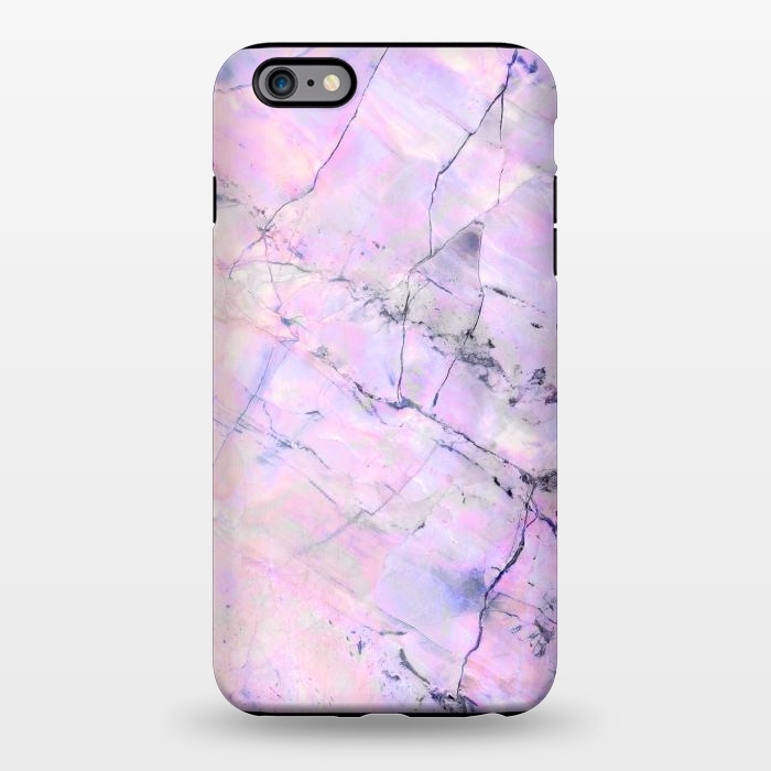iPhone 6/6s plus StrongFit Iridescent pink purple marble art by Oana 
