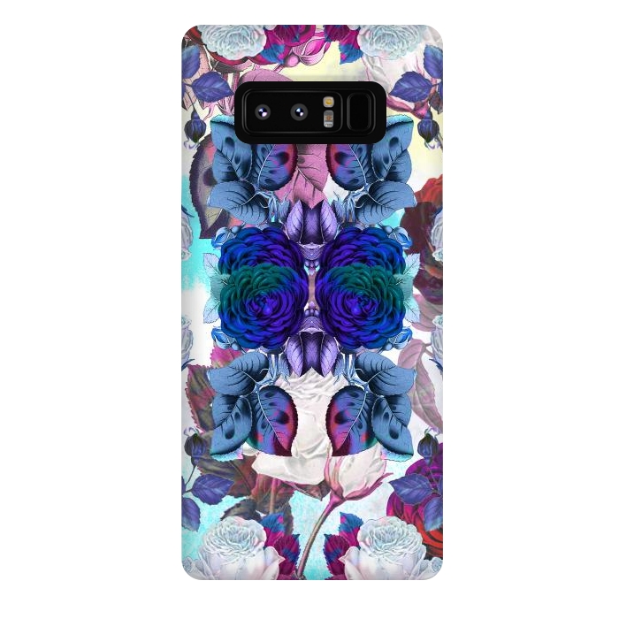 Galaxy Note 8 StrongFit Blue roses by Oana 