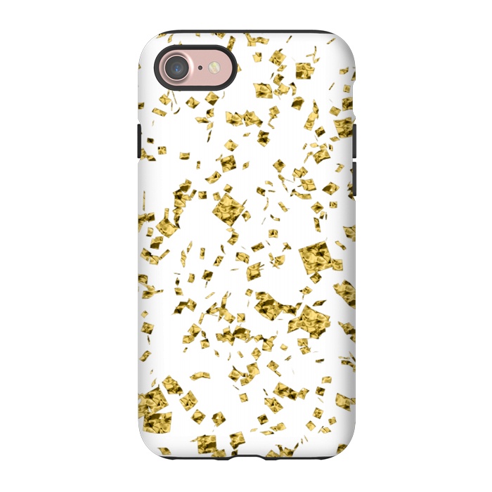 iPhone 7 StrongFit Gold Flakes by Ashley Camille