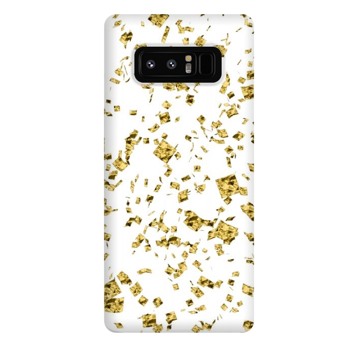 Galaxy Note 8 StrongFit Gold Flakes by Ashley Camille