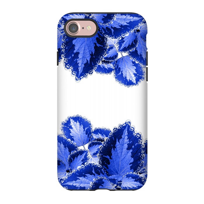 iPhone 7 StrongFit Blue Flowers by Ashley Camille