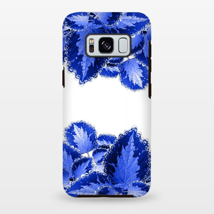 Galaxy S8 plus StrongFit Blue Flowers by Ashley Camille