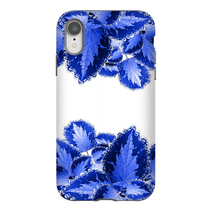 iPhone Xr StrongFit Blue Flowers by Ashley Camille