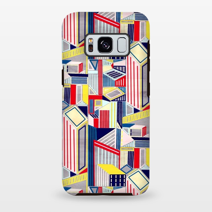 Galaxy S8 plus StrongFit Abstract Minimalism City (Textured & Bright)  by Tigatiga