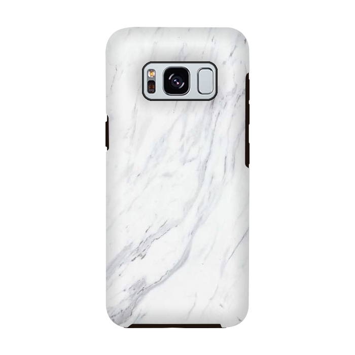 Galaxy S8 StrongFit Pure-White-Marble by ''CVogiatzi.