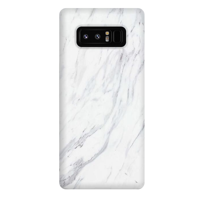 Galaxy Note 8 StrongFit Pure-White-Marble by ''CVogiatzi.