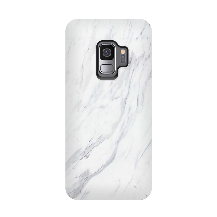 Galaxy S9 StrongFit Pure-White-Marble by ''CVogiatzi.