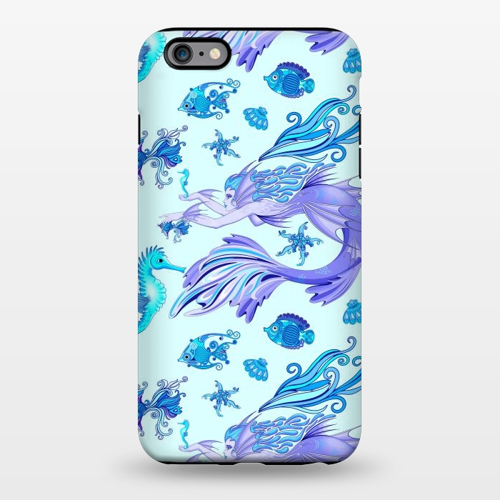 iPhone 6/6s plus StrongFit Mystic Mermaid Fairy Purple Creature by BluedarkArt