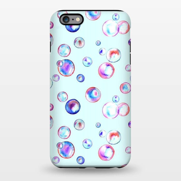 iPhone 6/6s plus StrongFit Watercolour bubbles by Melissa Pedersen