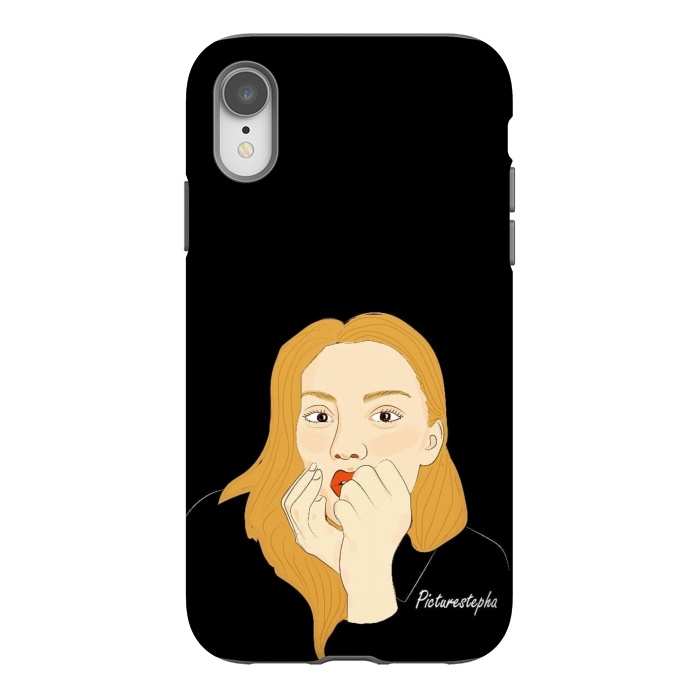 iPhone Xr StrongFit Thinking your ideas/ pensando tus ideas by stephania