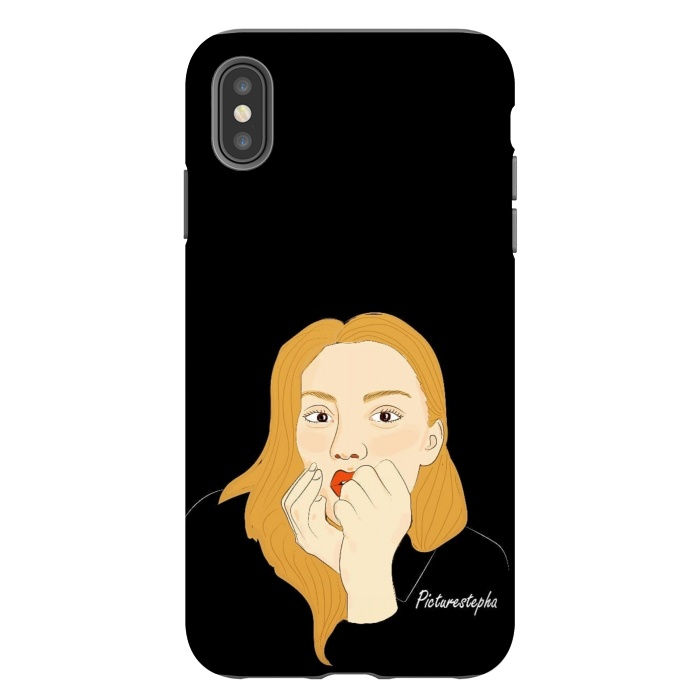 iPhone Xs Max StrongFit Thinking your ideas/ pensando tus ideas by stephania