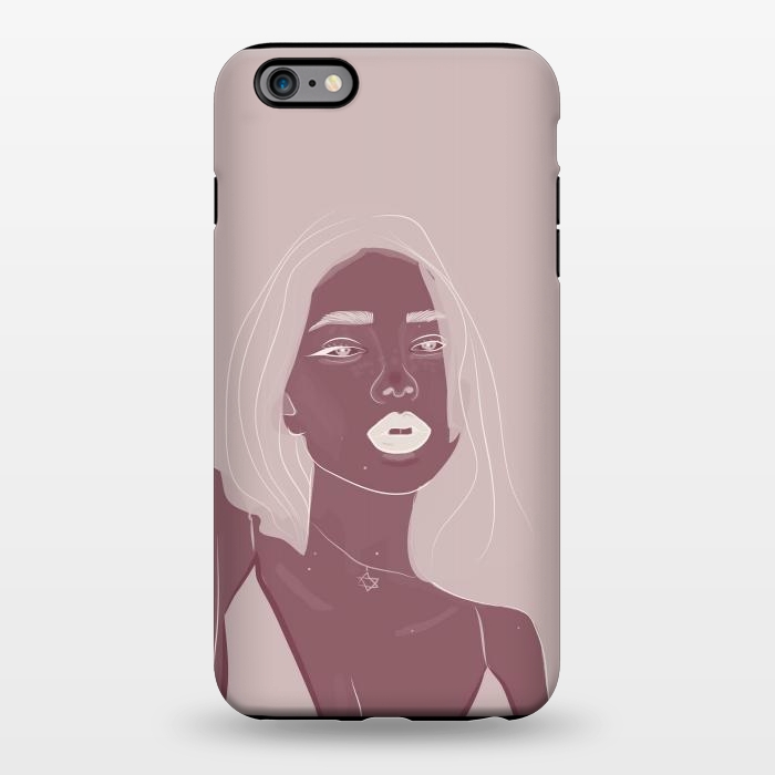 iPhone 6/6s plus StrongFit Girl purple by stephania