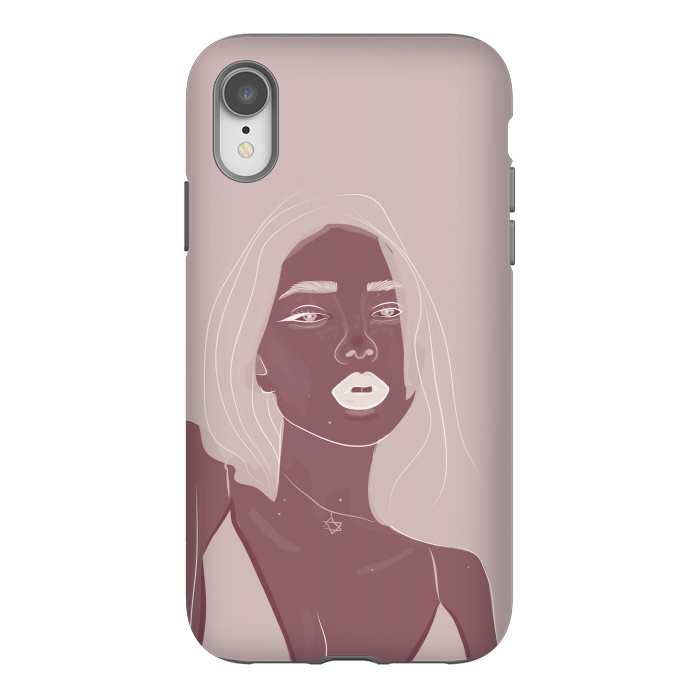 iPhone Xr StrongFit Girl purple by stephania
