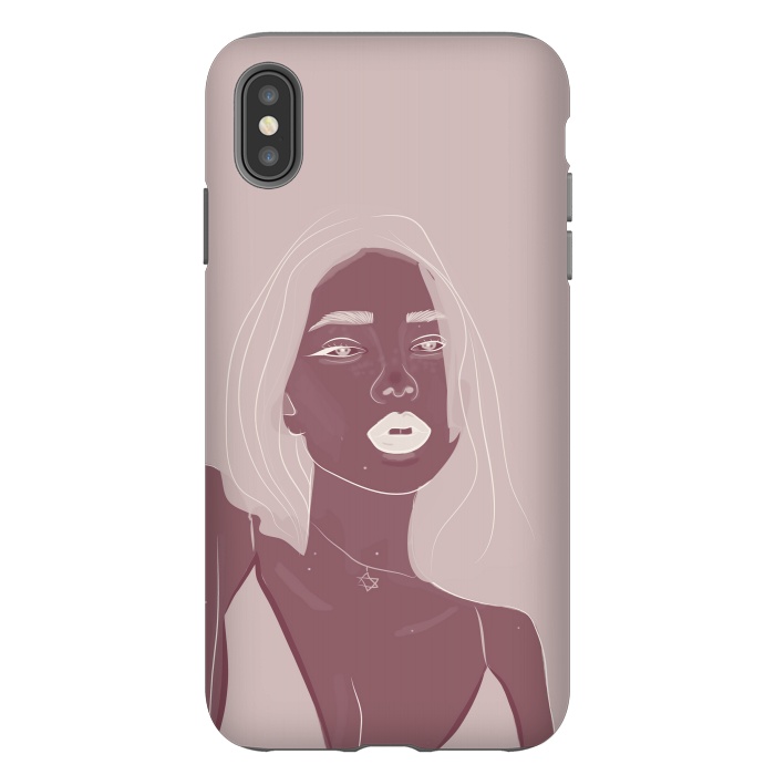 iPhone Xs Max StrongFit Girl purple by stephania