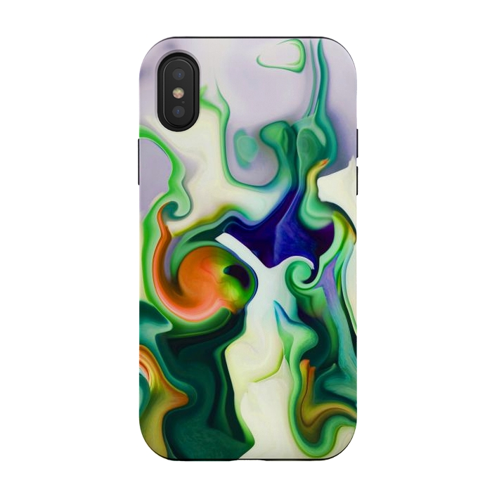 iPhone Xs / X StrongFit liquid marble by haroulita