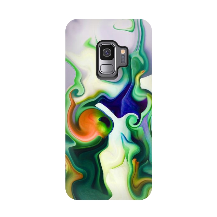 Galaxy S9 StrongFit liquid marble by haroulita