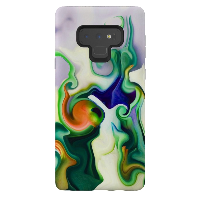 Galaxy Note 9 StrongFit liquid marble by haroulita