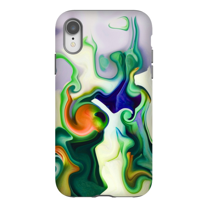 iPhone Xr StrongFit liquid marble by haroulita