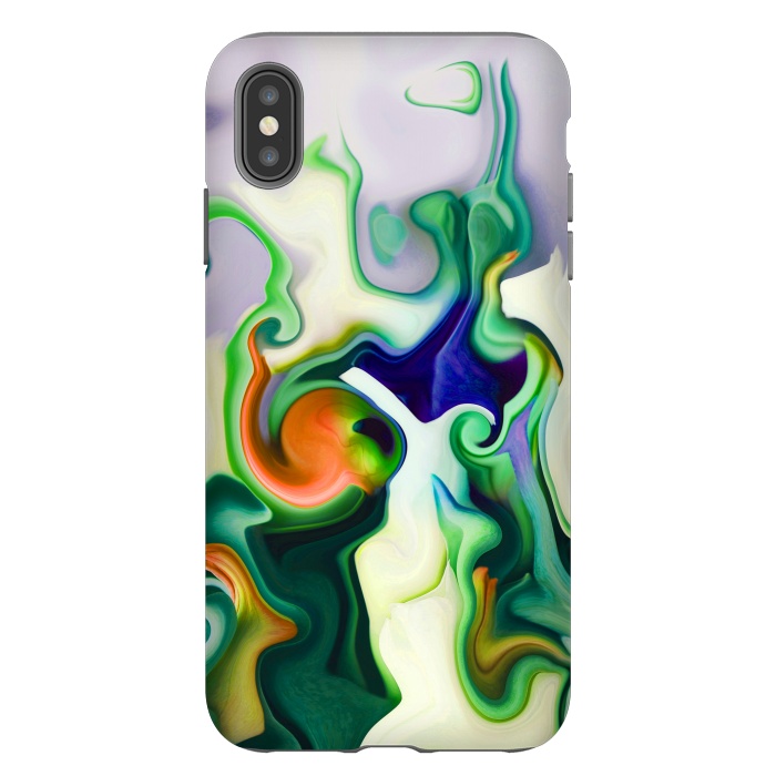 iPhone Xs Max StrongFit liquid marble by haroulita
