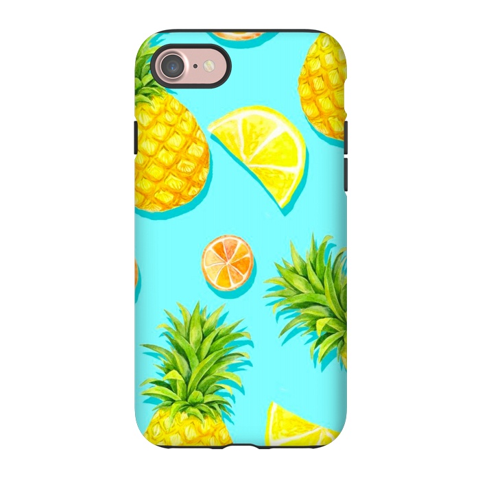 iPhone 7 StrongFit pineapple and grapefruit by haroulita