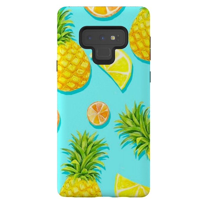 Galaxy Note 9 StrongFit pineapple and grapefruit by haroulita