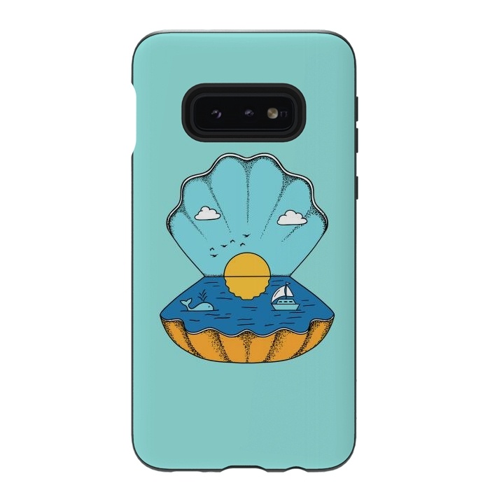 Galaxy S10e StrongFit Shell Nature by Coffee Man