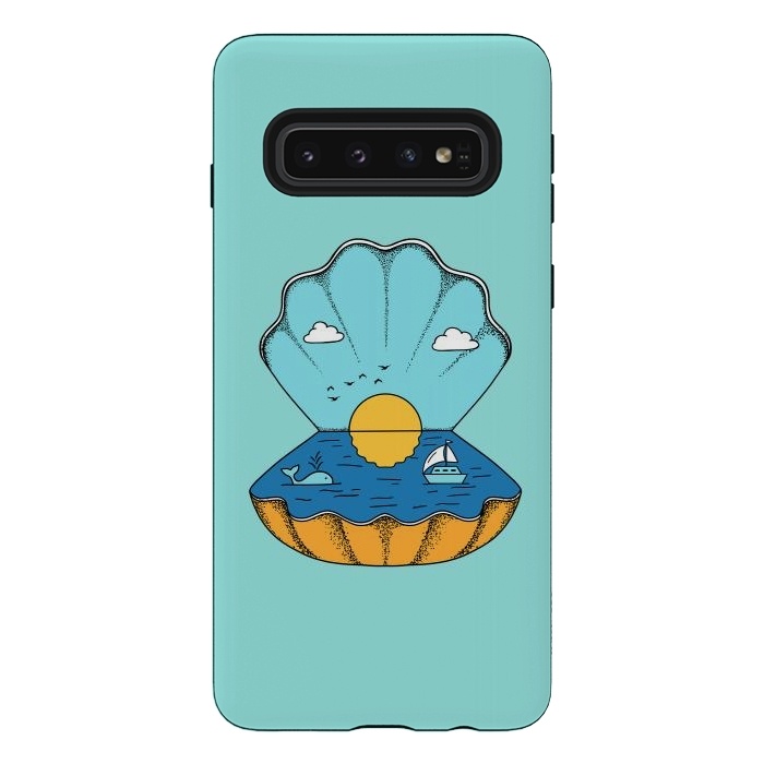 Galaxy S10 StrongFit Shell Nature by Coffee Man