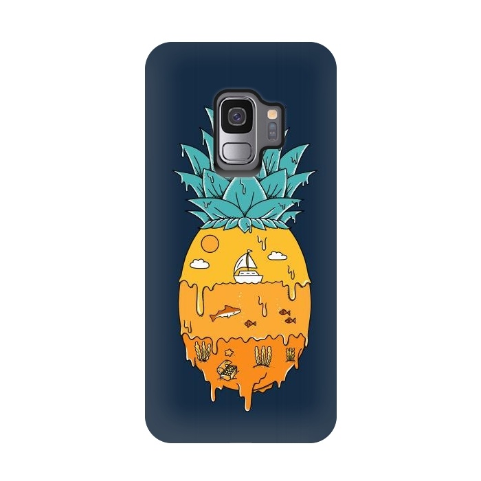 Galaxy S9 StrongFit Pineapple Landscape by Coffee Man