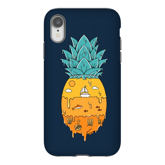 iPhone Xr StrongFit Pineapple Landscape by Coffee Man