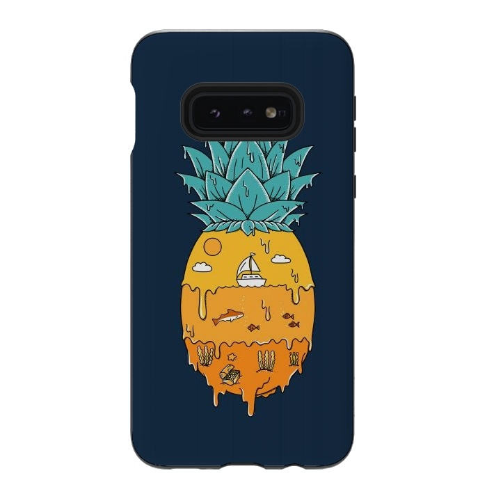 Galaxy S10e StrongFit Pineapple Landscape by Coffee Man