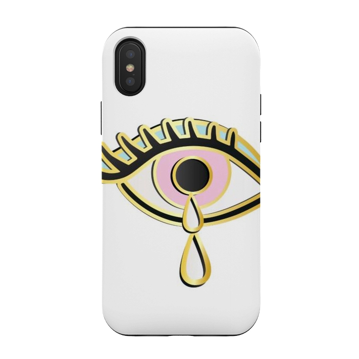 iPhone Xs / X StrongFit evil eye by haroulita
