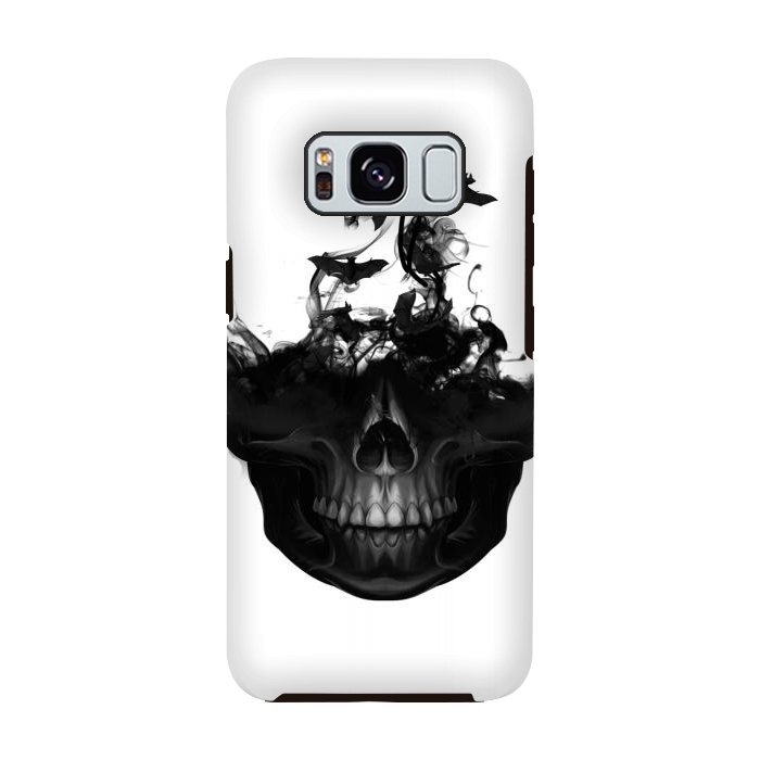 Galaxy S8 StrongFit black skull by haroulita